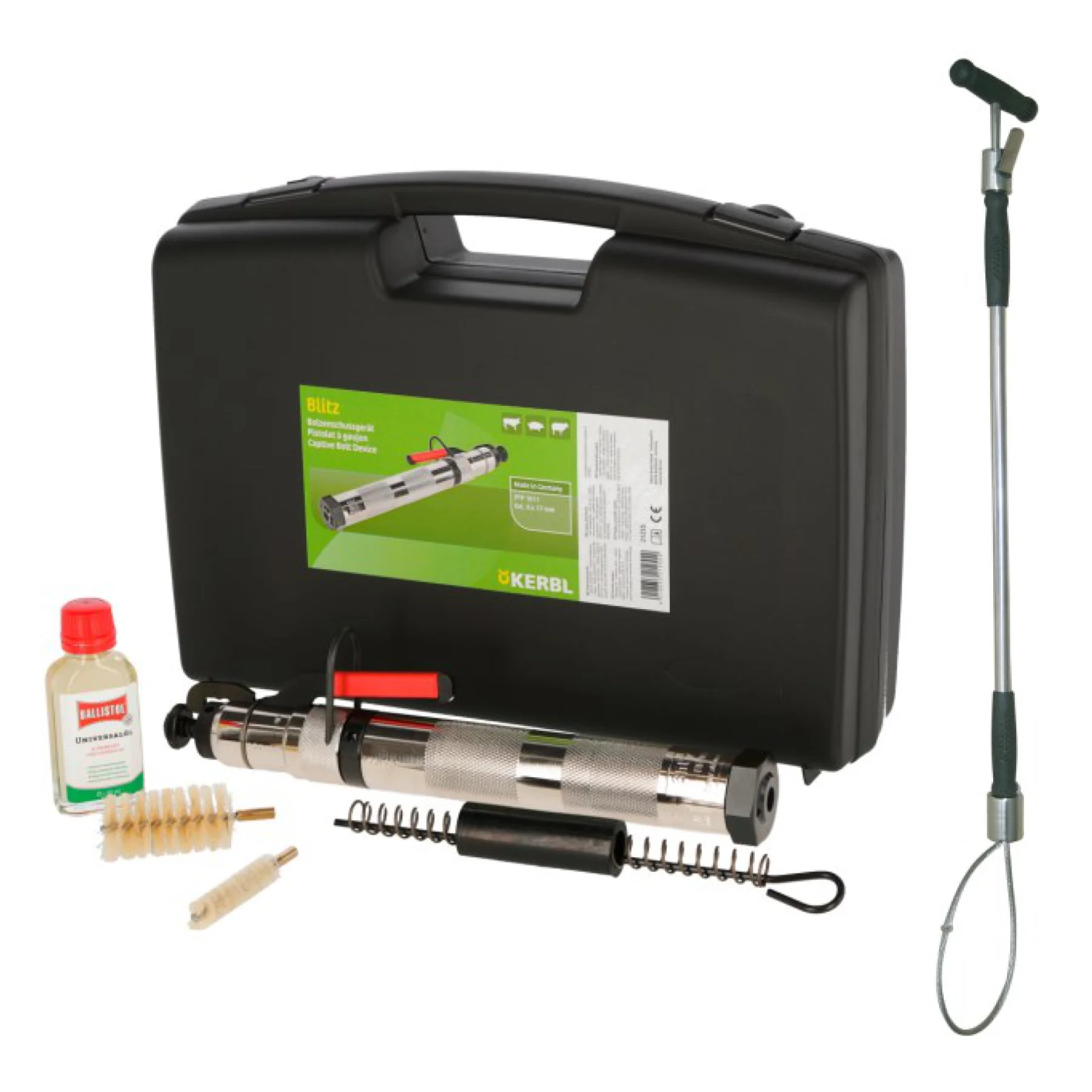 Asomator Blitz Kerner pentru animale, calibru 9 × 17 mm – kit complet