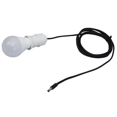 Bec LED NEXON LIGHT, 9 W, E27, 12 V, cu cablu JACK de 3 m