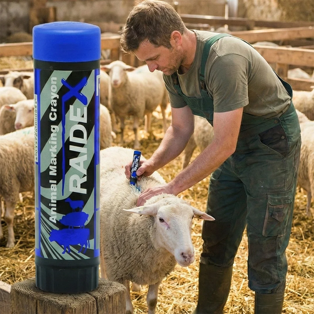 RAIDEX livestock marking crayon, blue, 60 g