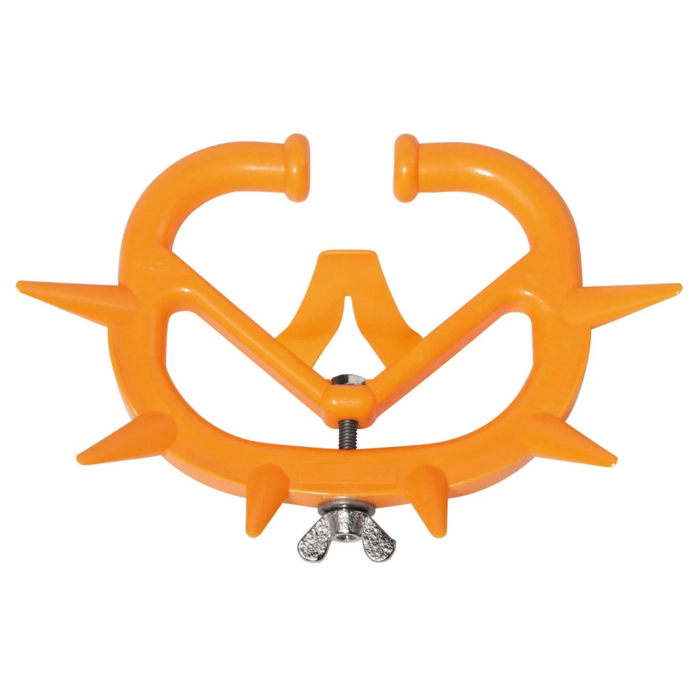 Medium anti-suckling nose ring for cattle, orange