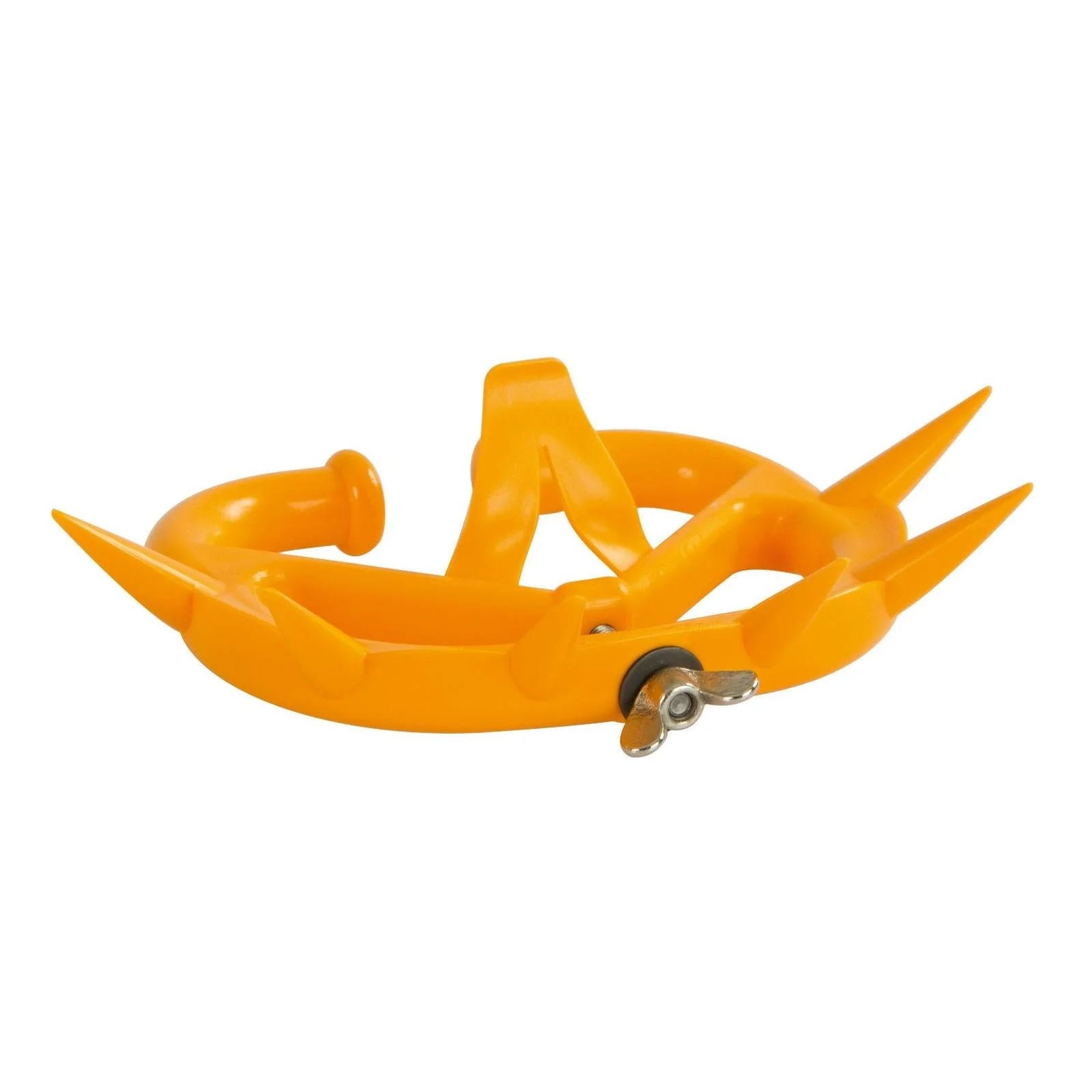 Medium anti-suckling nose ring for cattle, orange