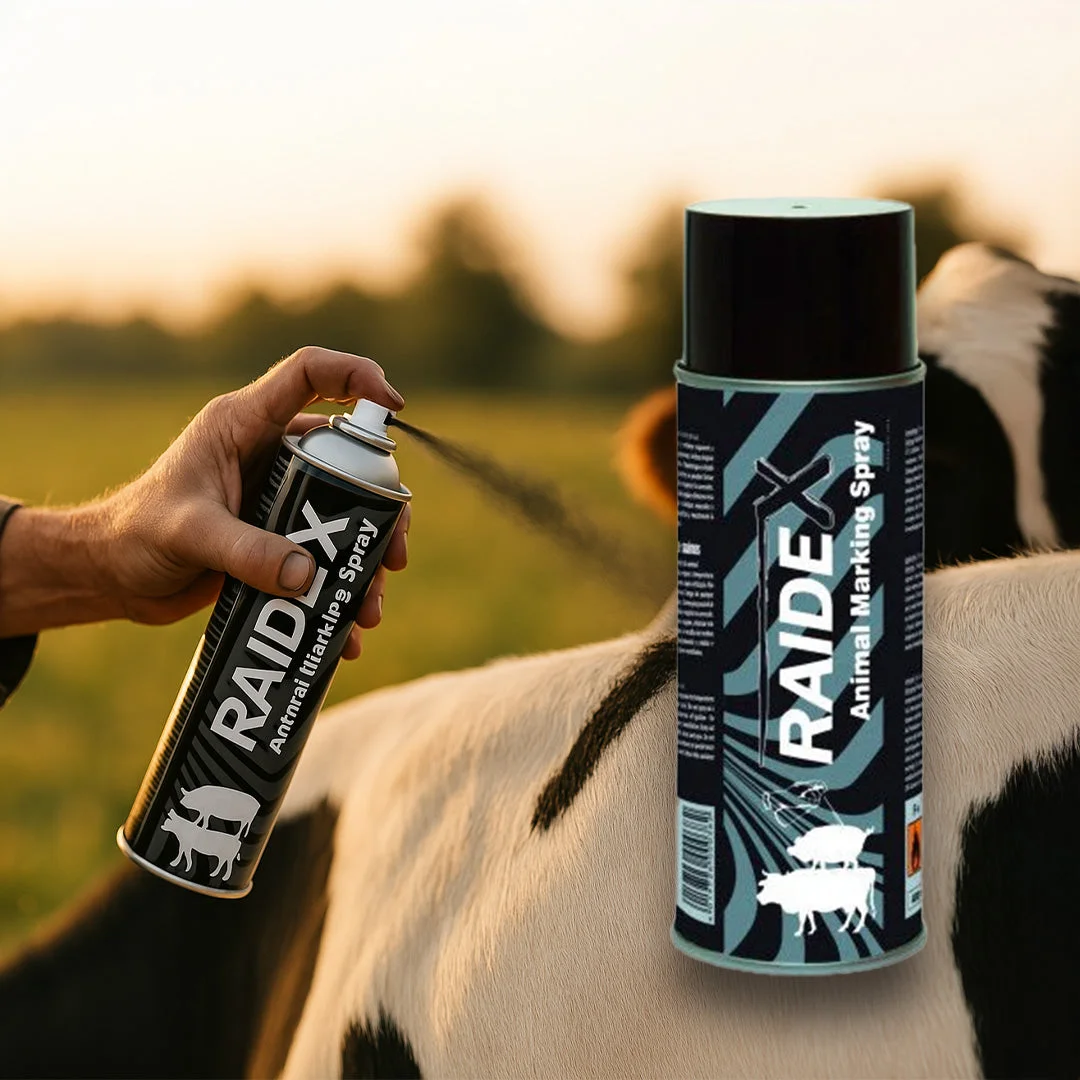 Raidex marking spray for cattle and pigs, black, 400 ml