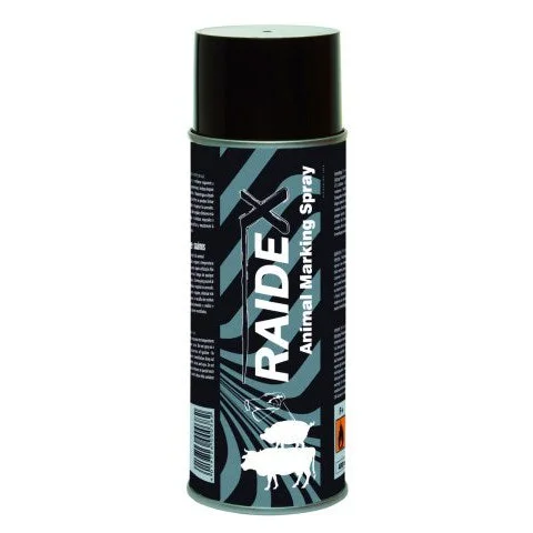 Raidex marking spray for cattle and pigs, black, 400 ml