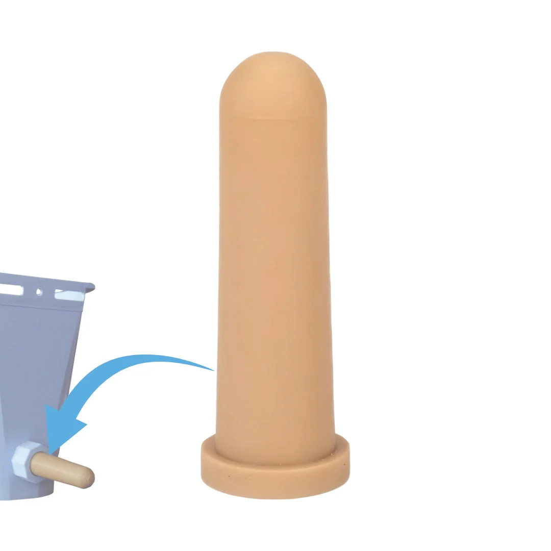 Replacement teat for calf feeding bucket, 35 × 100 mm