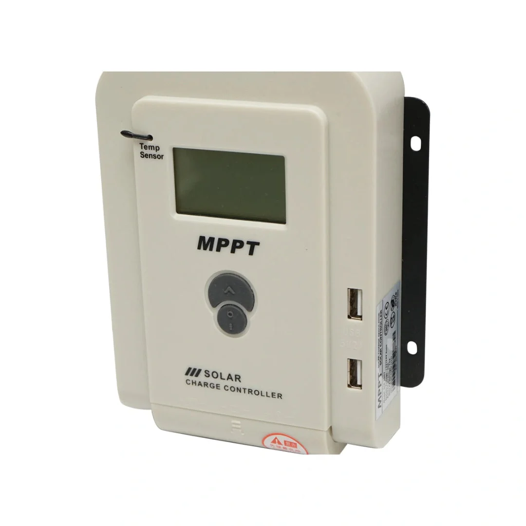 NEXON MPPT solar charge controller, 20 A, 12/24 V, with 2 USB ports