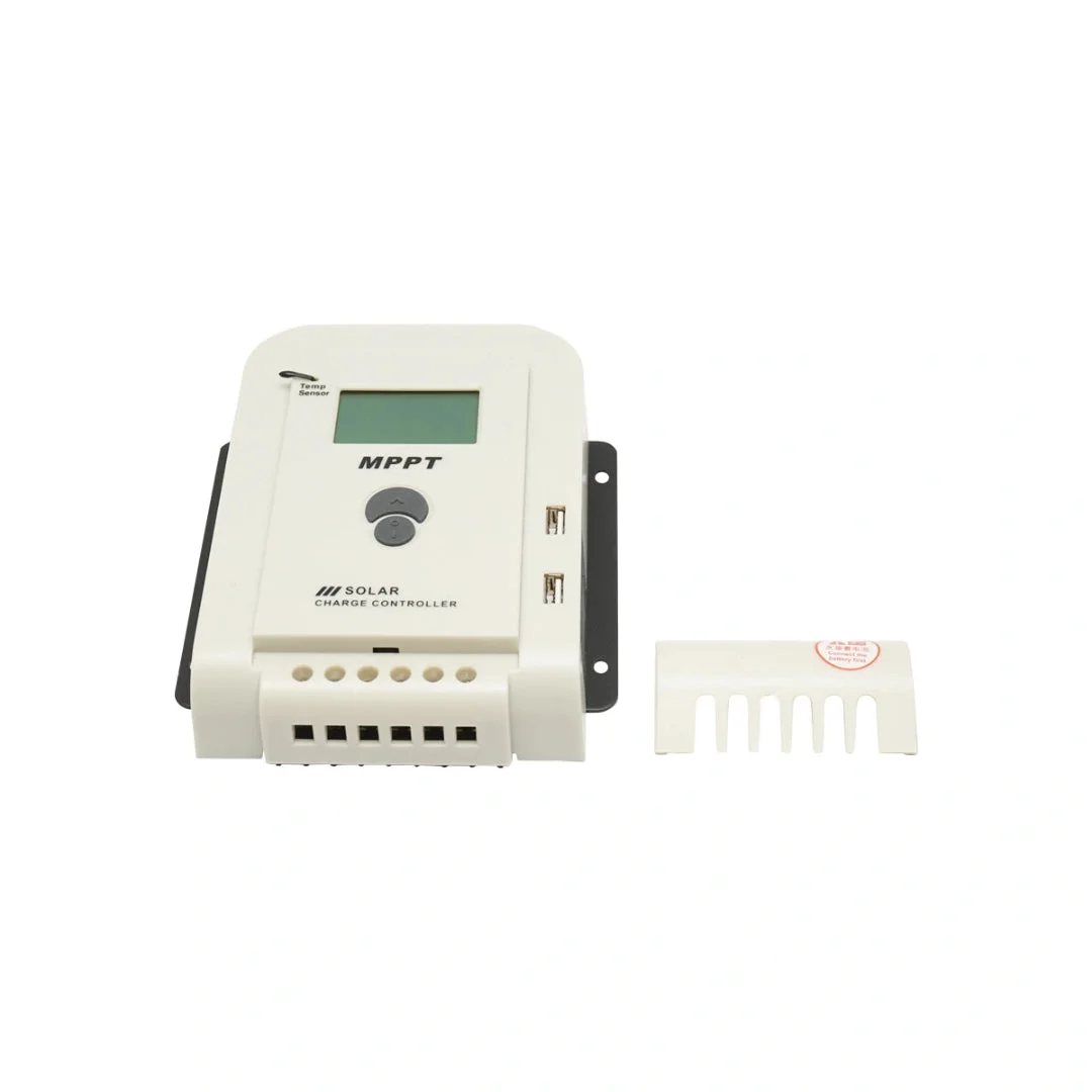 NEXON MPPT solar charge controller, 20 A, 12/24 V, with 2 USB ports
