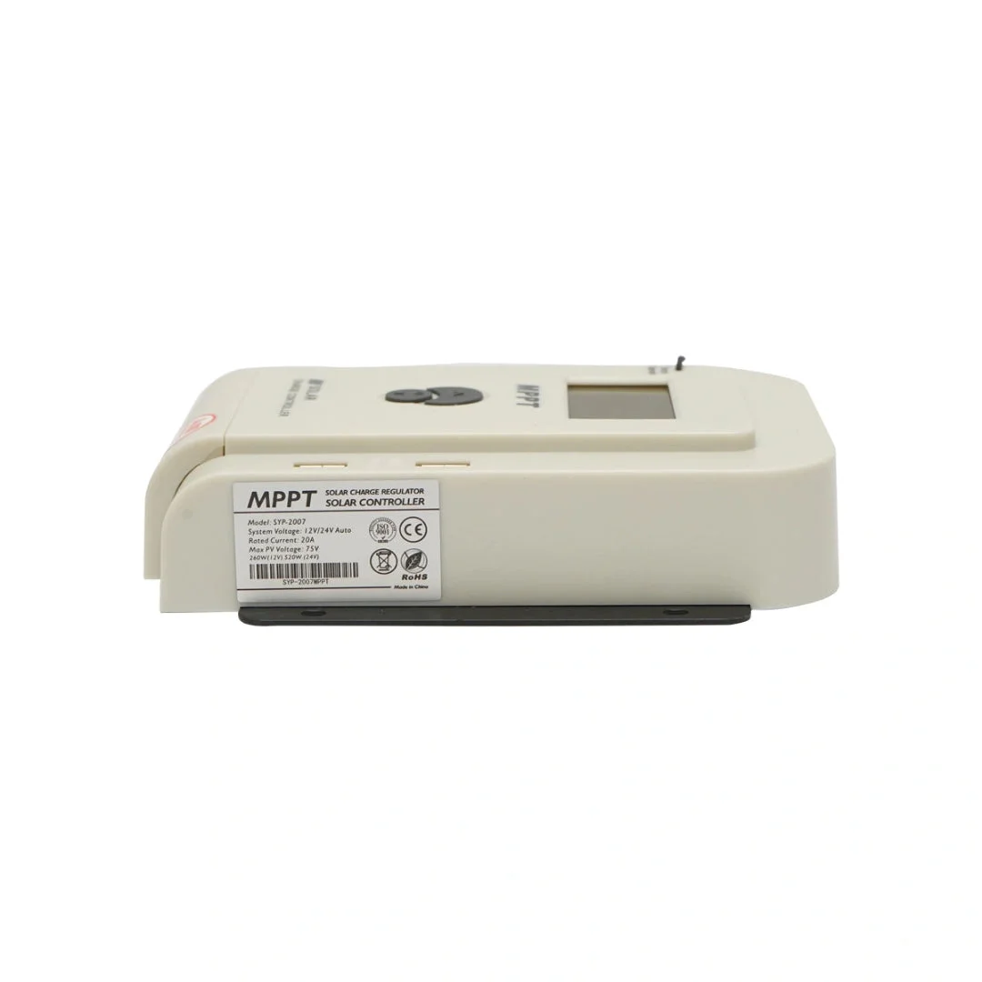NEXON MPPT solar charge controller, 20 A, 12/24 V, with 2 USB ports