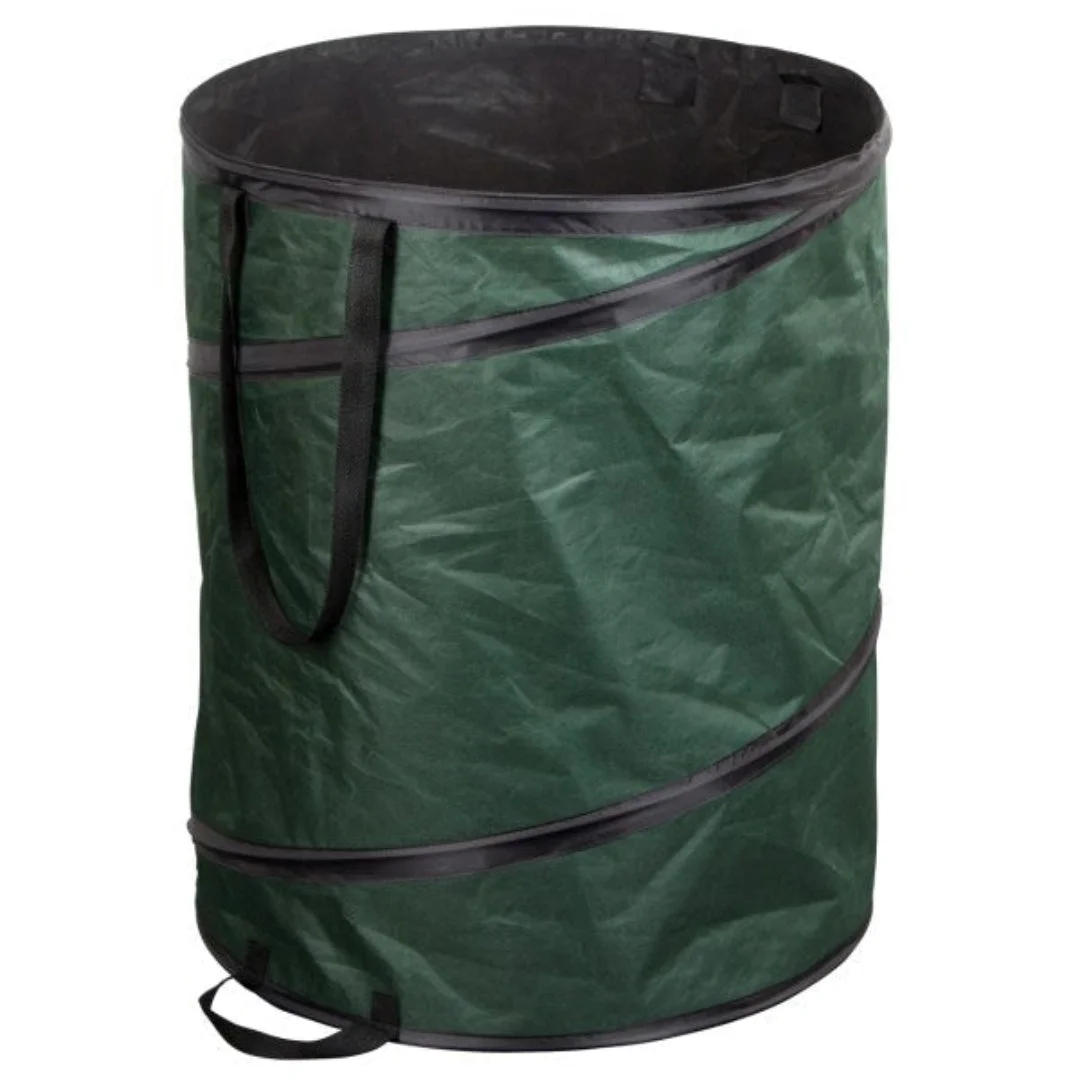 Sac pliabil pentru grădină, 80 l, verde închis