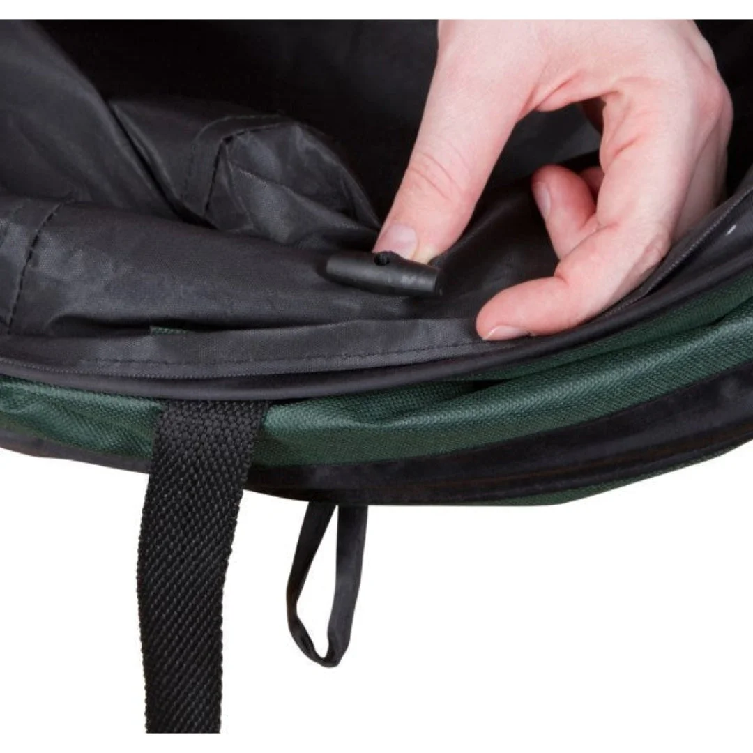 Sac pliabil pentru grădină, 80 l, verde închis