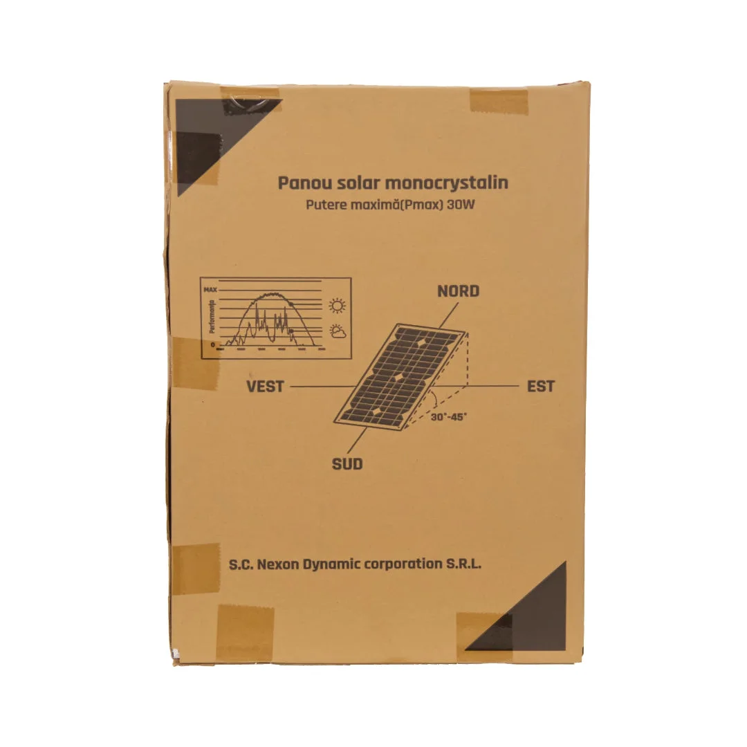NEXON solar panel for electric fence, 30 W, without mounting bracket