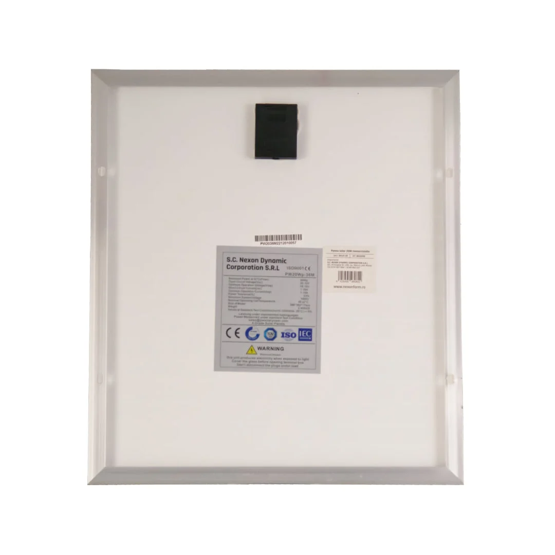 NEXON solar panel for electric fence, 20 W, without mounting bracket