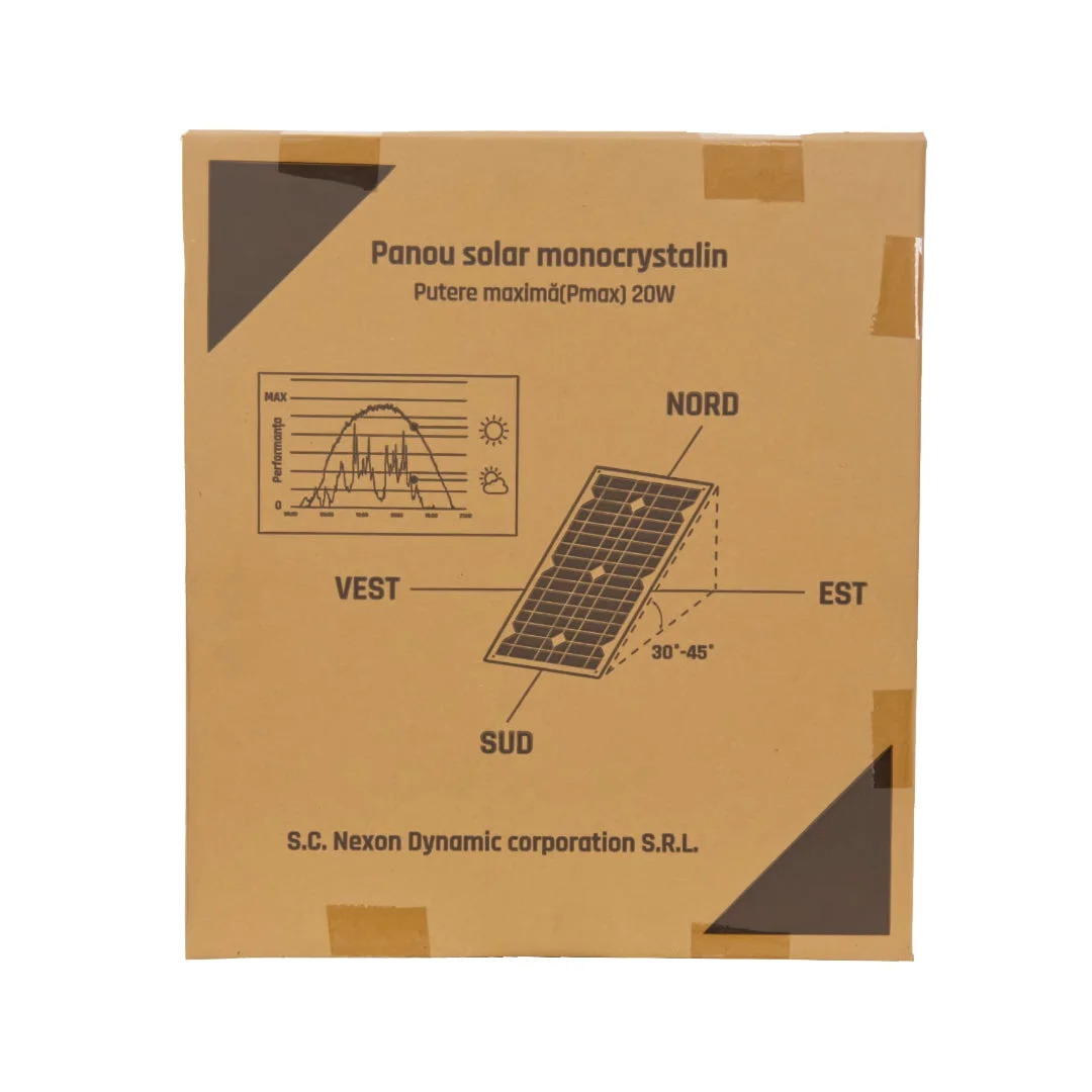NEXON solar panel for electric fence, 20 W, without mounting bracket
