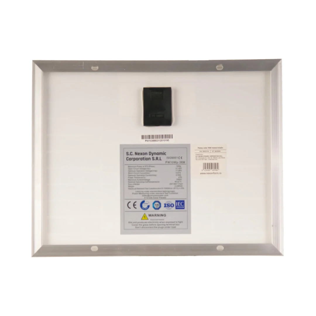 NEXON solar panel for electric fence, 10 W, without mounting bracket