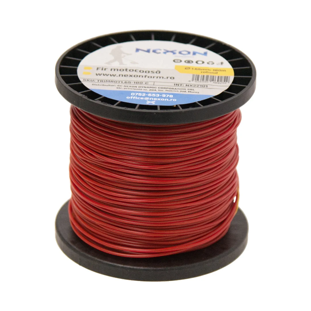 Fir rotund pentru motocoasă NEXON, 1,65 mm × 180 m
