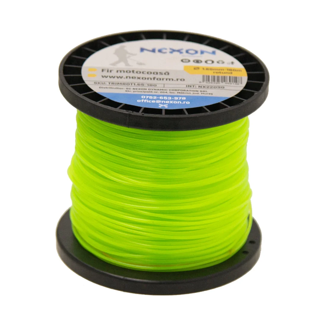 Fir rotund pentru motocoasă NEXON, 1,65 mm × 180 m