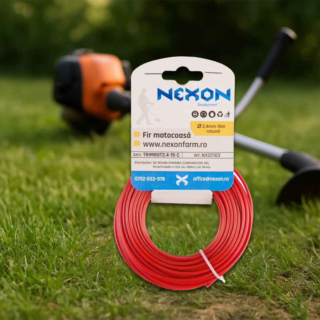 Fir rotund pentru motocoasă 2.4 mm x 15 m NEXON