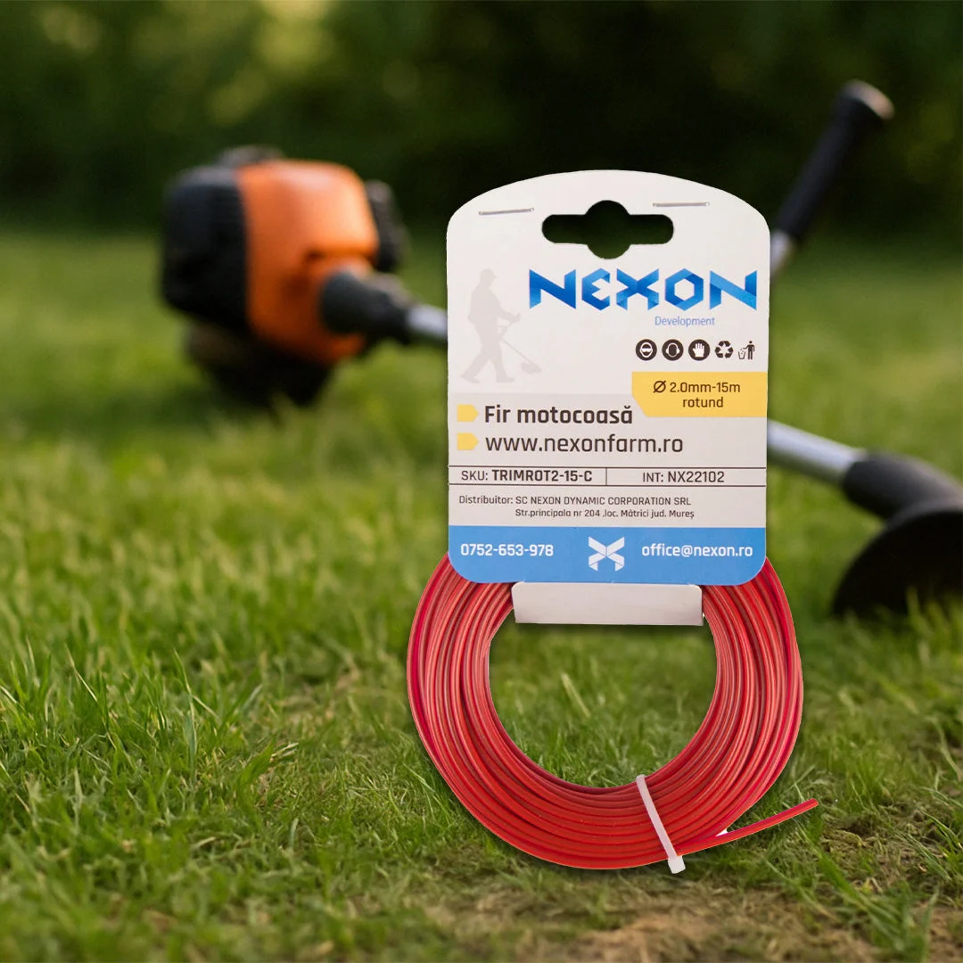 Fir rotund pentru motocoasă 2 mm x 15 m NEXON