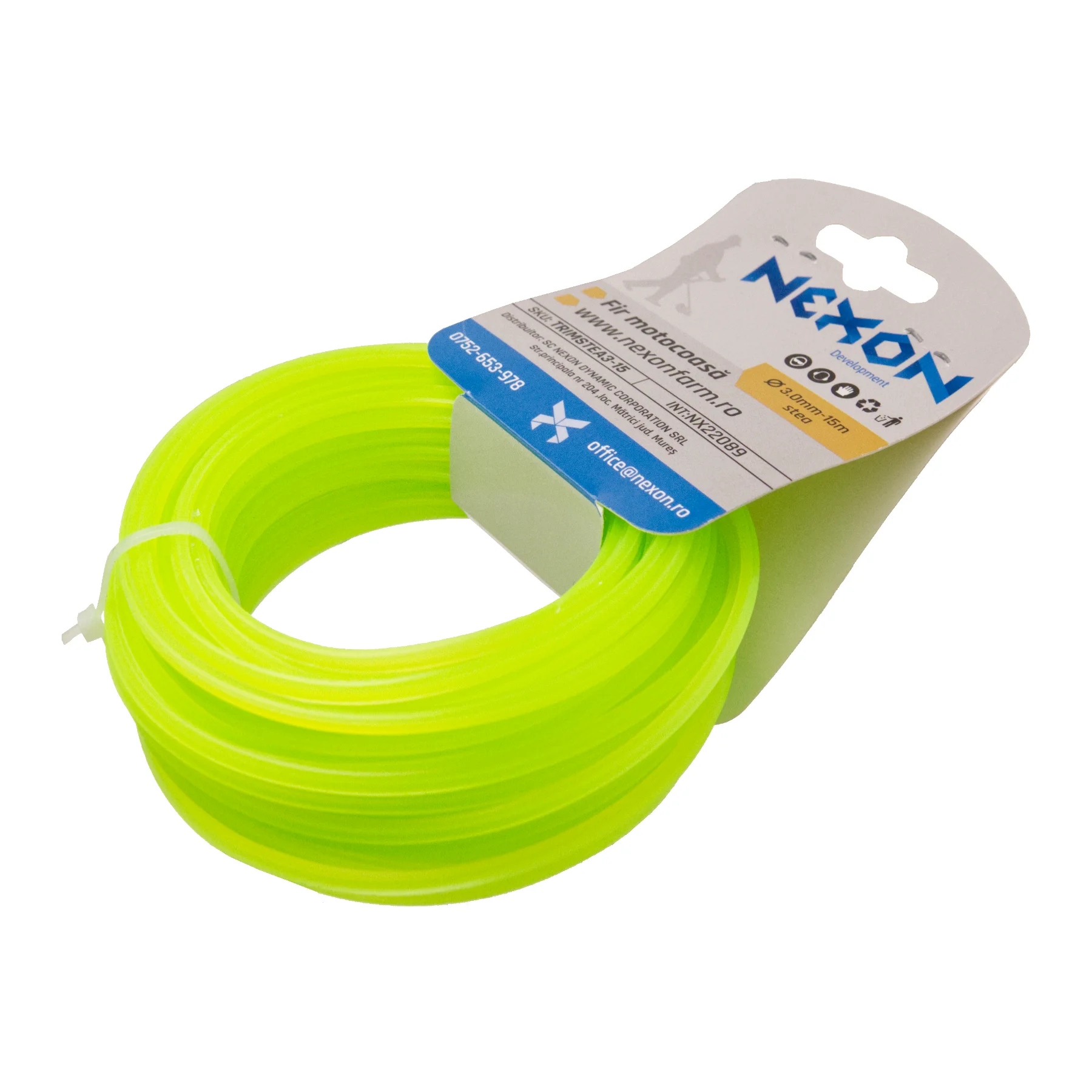 Fir stea pentru motocoasă 3 mm x 15 m NEXON