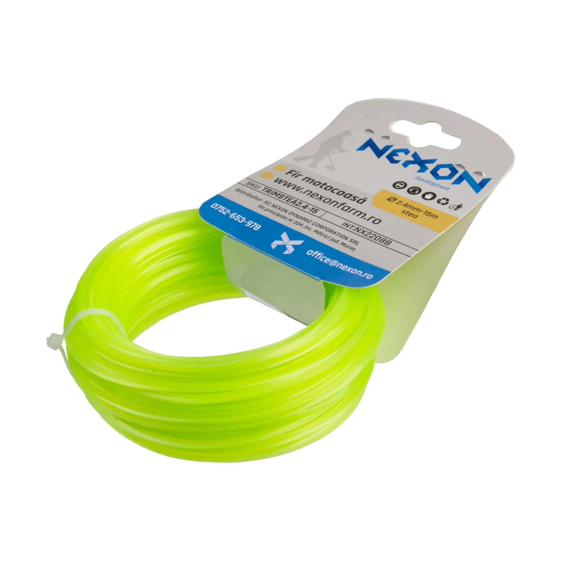 Fir stea pentru motocoasă 2.4 mm x 15 m NEXON
