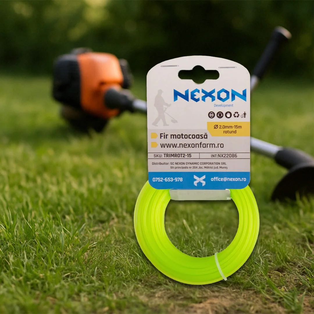 Fir rotund pentru motocoasă 2 mm x 15 m NEXON
