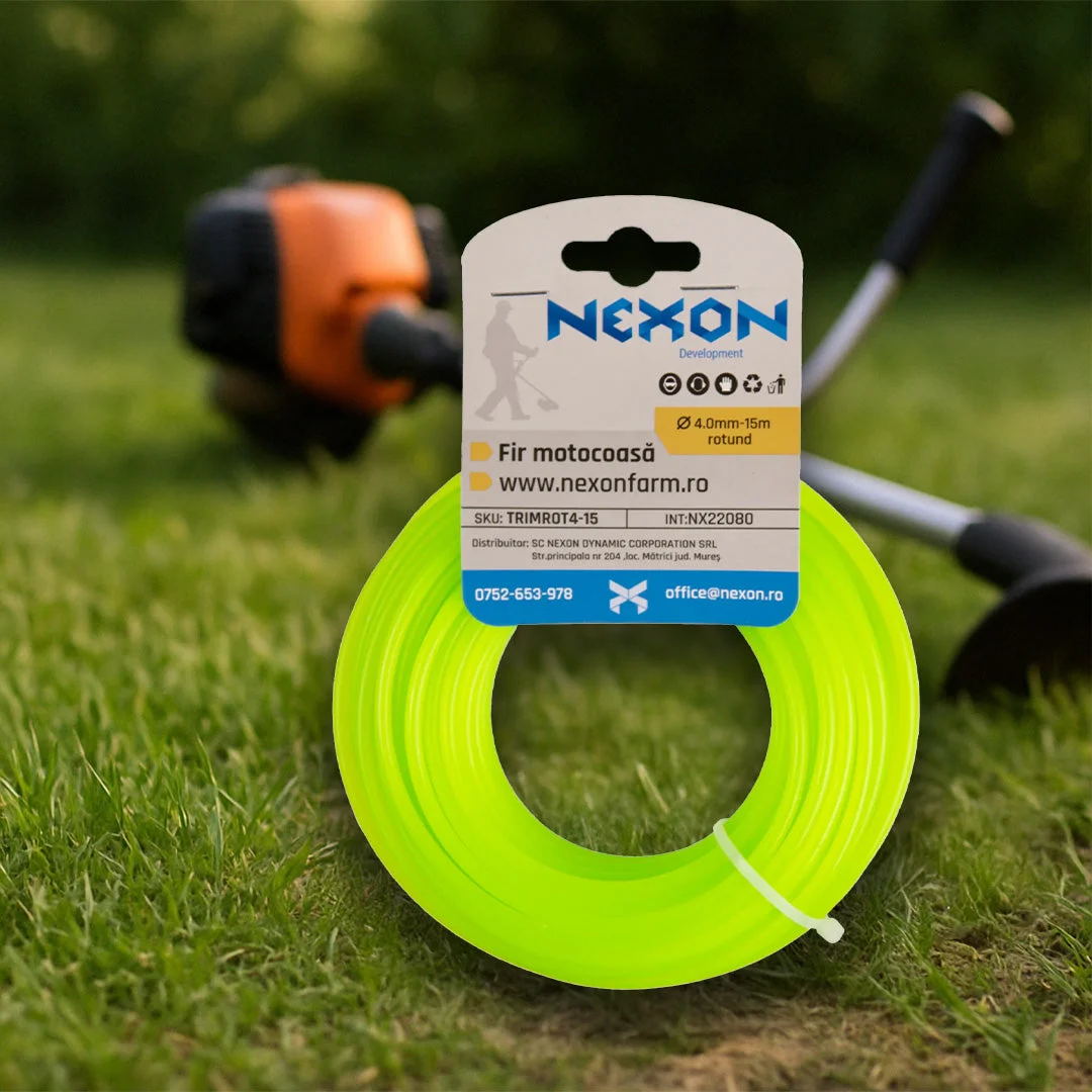 Fir rotund pentru motocoasă 4 mm x 15 m NEXON