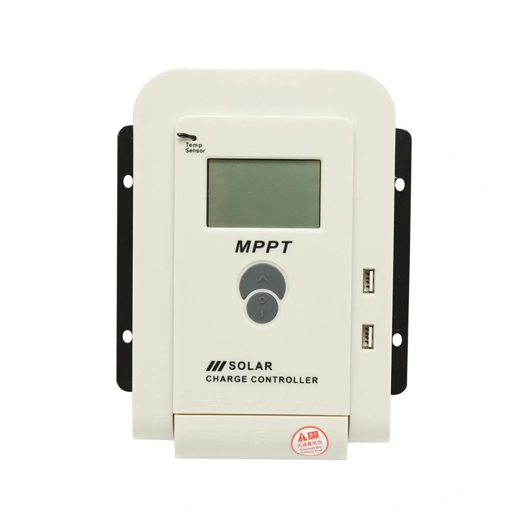NEXON MPPT solar charge controller, 40 A, 12/24 V, with 2 USB ports