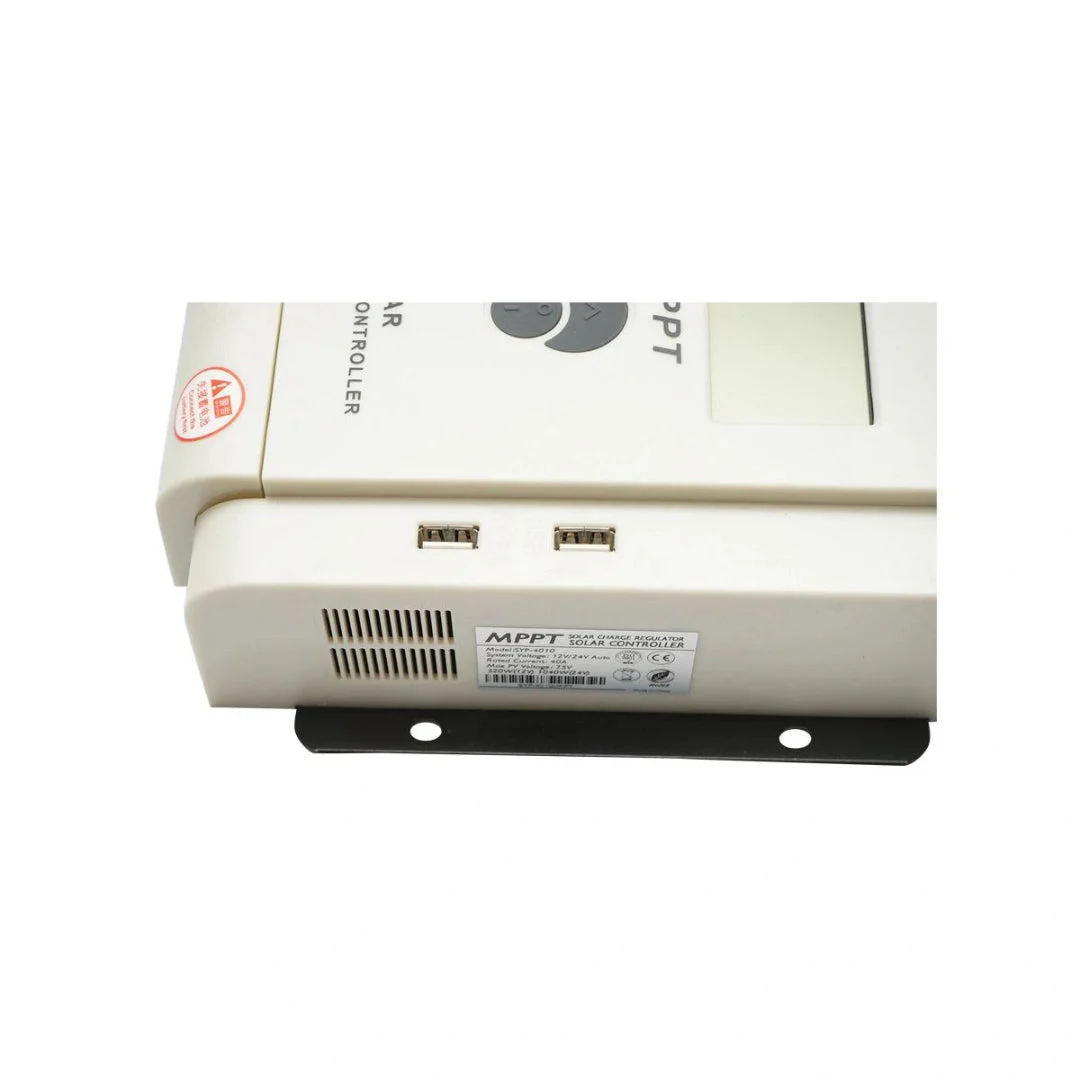 NEXON MPPT solar charge controller, 40 A, 12/24 V, with 2 USB ports