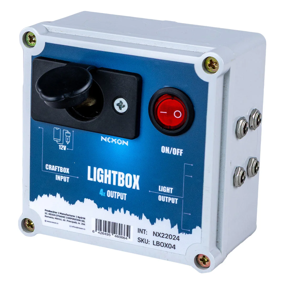 NEXON LIGHTBOX module with 5 outputs for 12 V lighting system