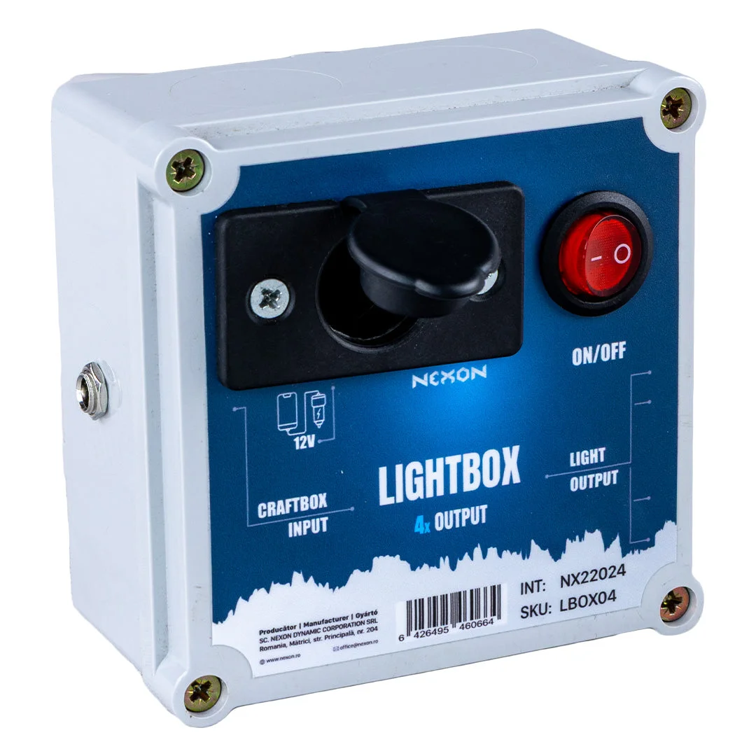 NEXON LIGHTBOX module with 5 outputs for 12 V lighting system