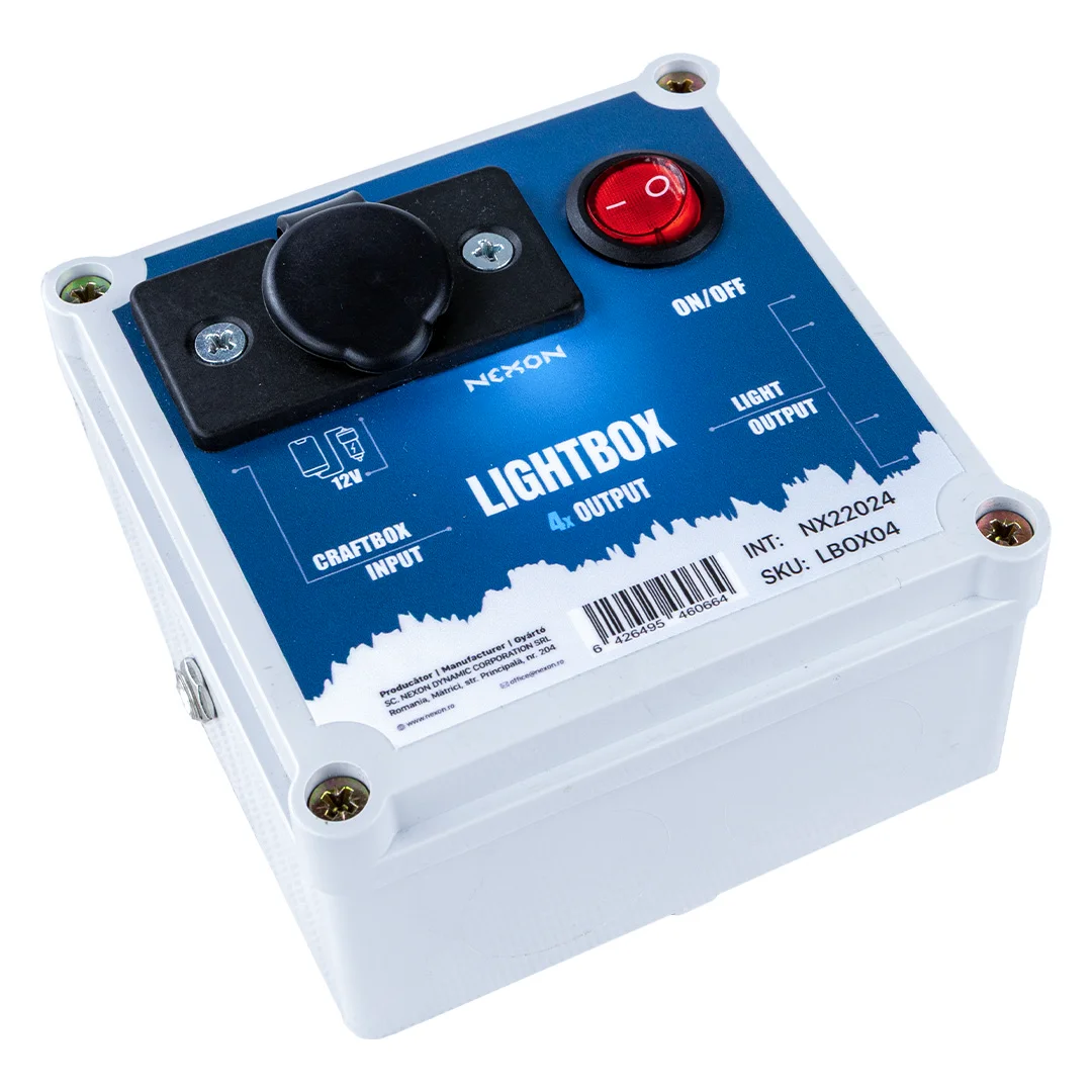 NEXON LIGHTBOX module with 5 outputs for 12 V lighting system