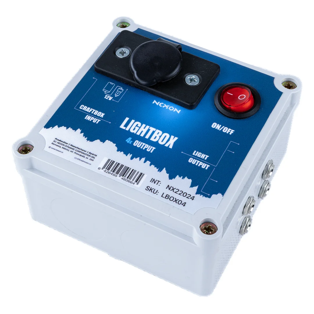 NEXON LIGHTBOX module with 5 outputs for 12 V lighting system