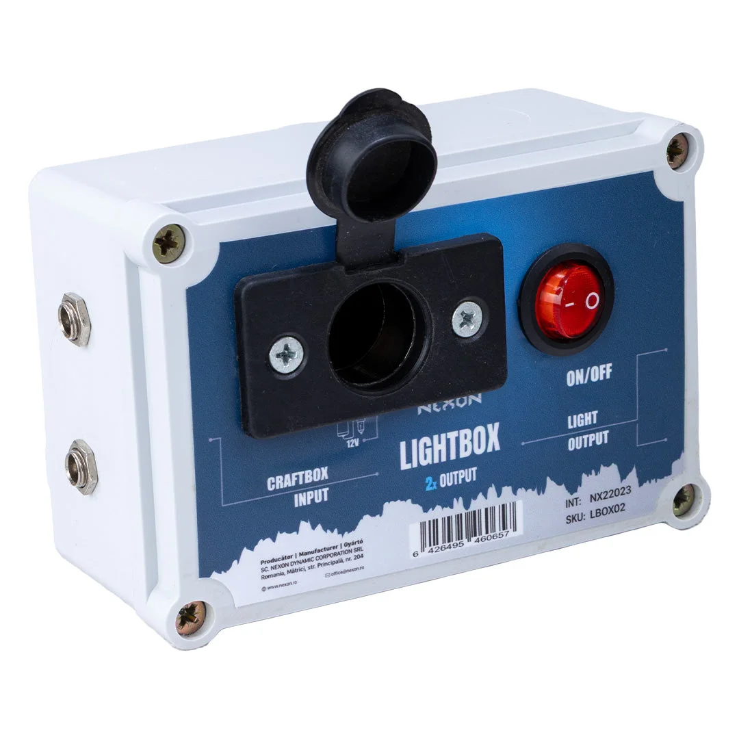 NEXON LIGHTBOX module with 3 outputs for 12 V lighting system