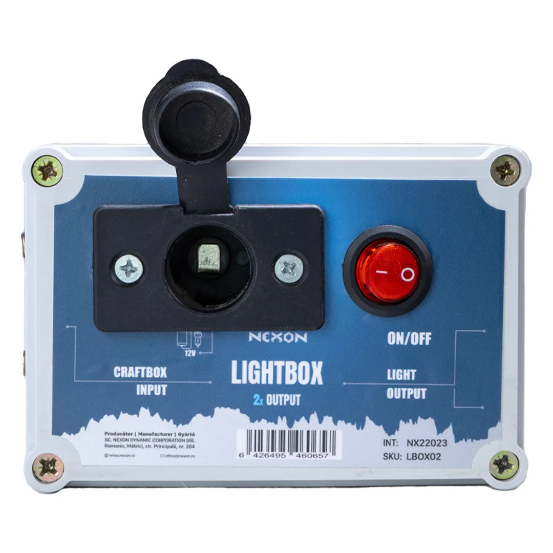 NEXON LIGHTBOX module with 3 outputs for 12 V lighting system