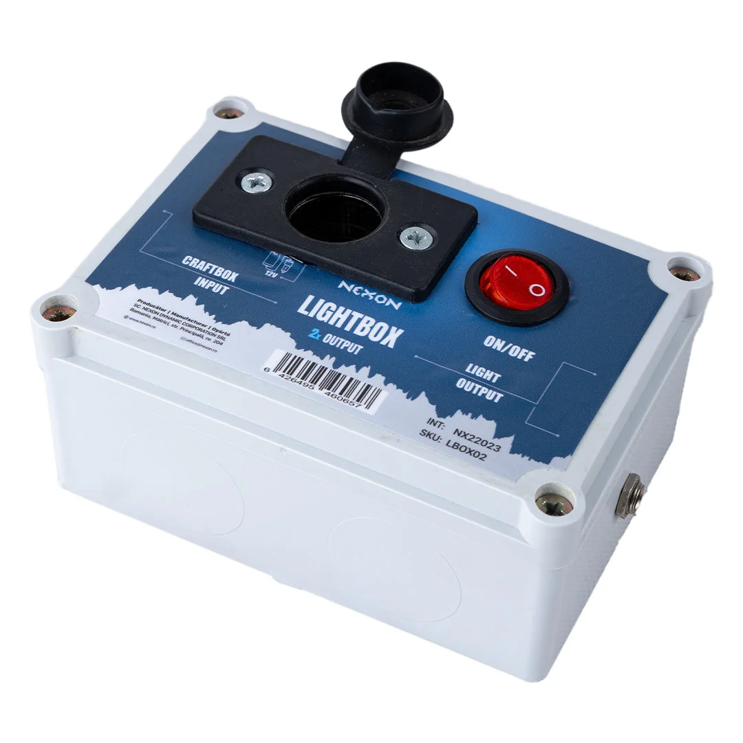 NEXON LIGHTBOX module with 3 outputs for 12 V lighting system