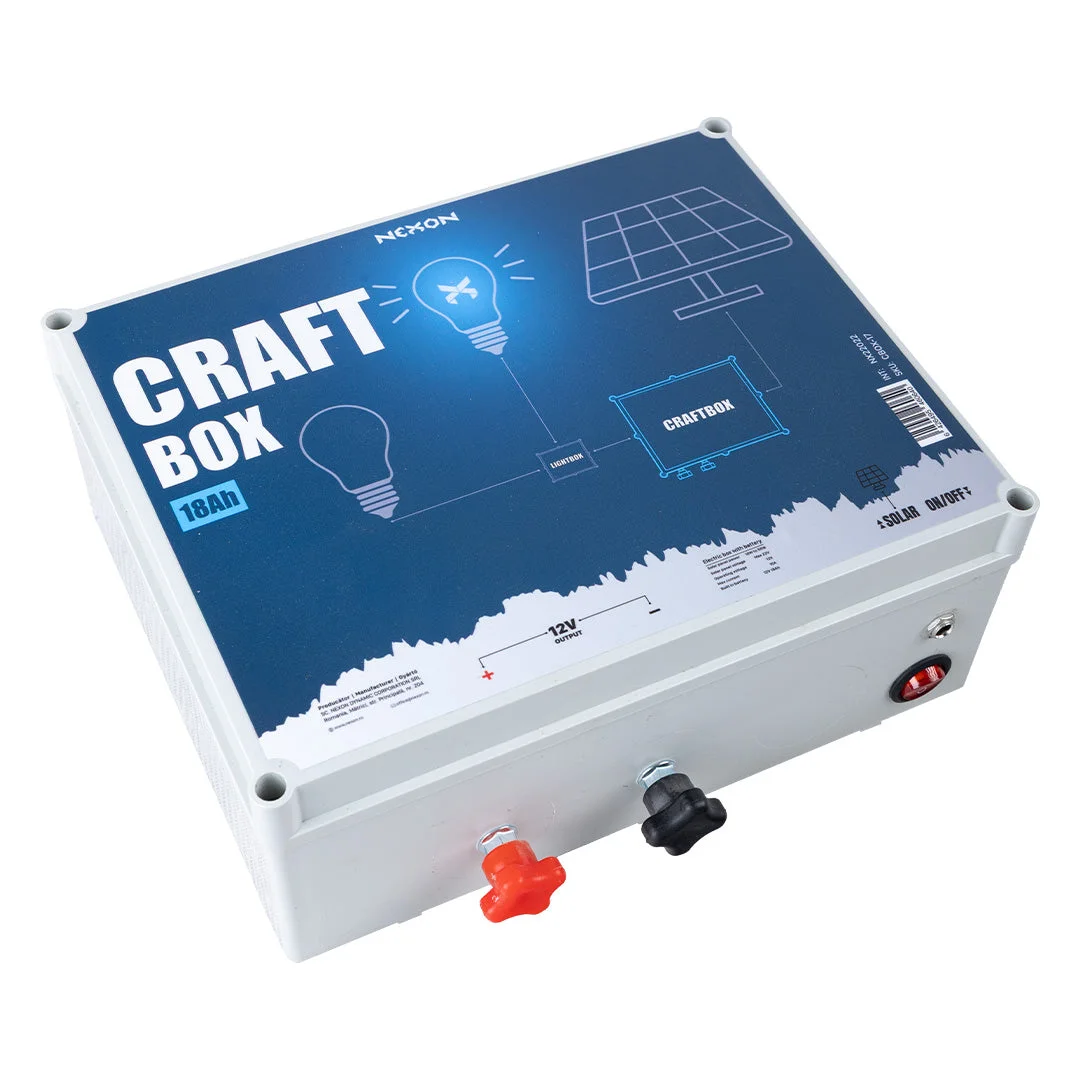 NEXON LIGHT CRAFTBOX power module, 12 V, 18 Ah, IP65