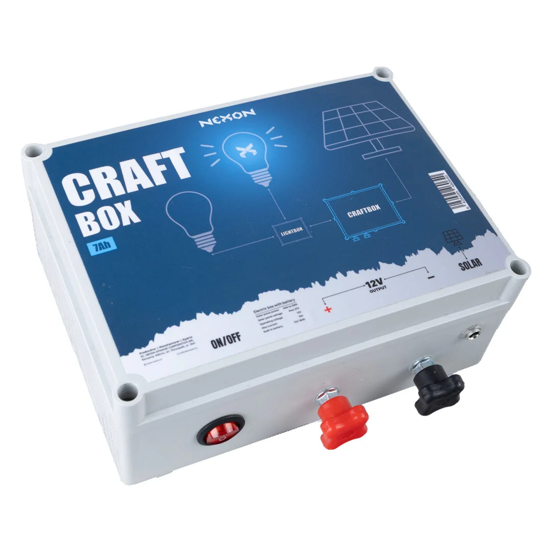 NEXON LIGHT CRAFTBOX power module, 12 V, 7 Ah, IP65