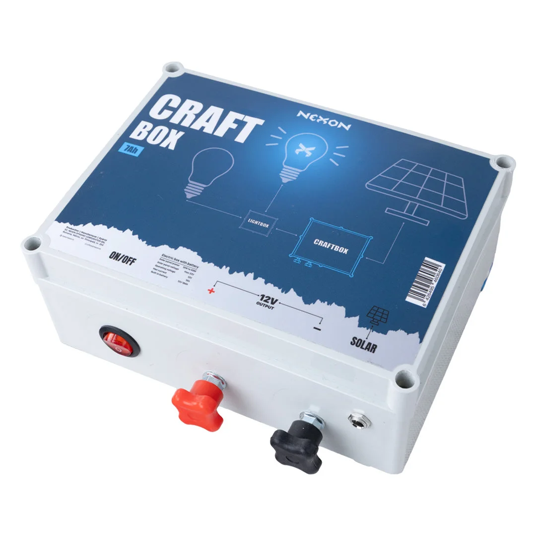 NEXON LIGHT CRAFTBOX power module, 12 V, 7 Ah, IP65
