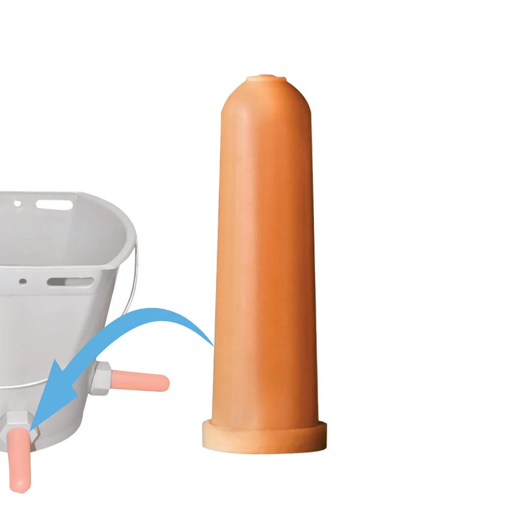 TETIBLUE replacement teat for calf feeding bucket, 35 × 100 mm
