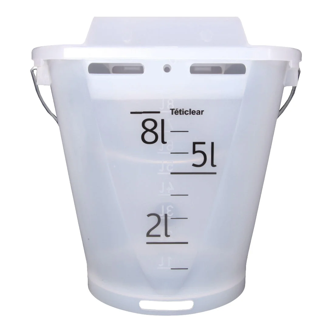 TETICLEAR calf feeding bucket, 8 L