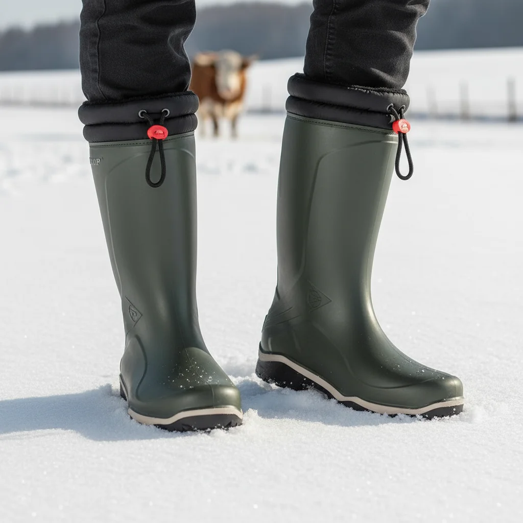 Cizme de cauciuc Dunlop Blizzard cu căptușeală de iarnă